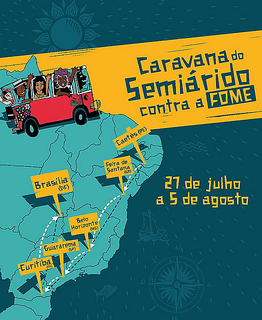 Serão três ônibus que vão cruzar o Brasil para chamar a atenção da sociedade