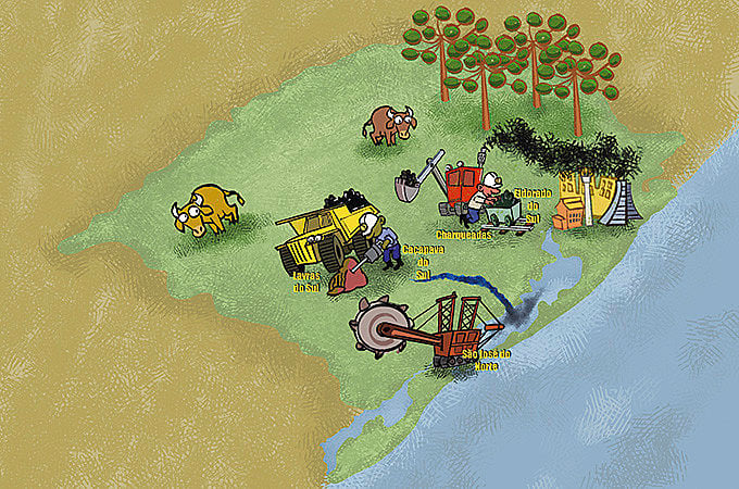 Mineração avança em solo gaúcho