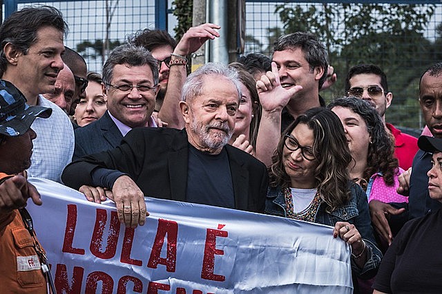 Brazilian ex-president Lula was freed on Friday, after 580 days in prison, following a Supreme Court ruling
