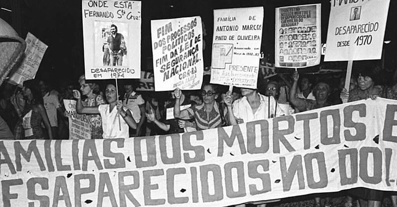 Famílias de mortos e desaparecidos pedem anistia para presos políticos
