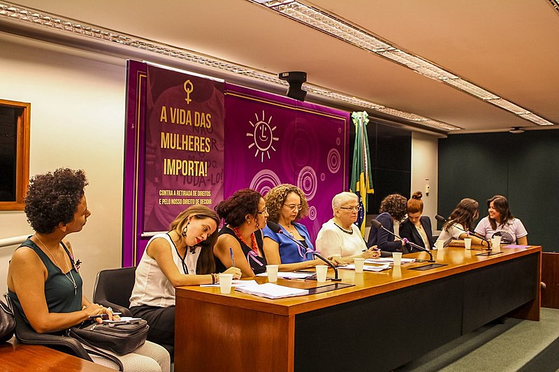 Mulheres do PSOL e a Anis apresentaram o conteúdo dá ação nesta terça (7)