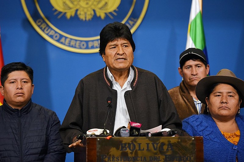 México concedeu asilo a Evo Morales