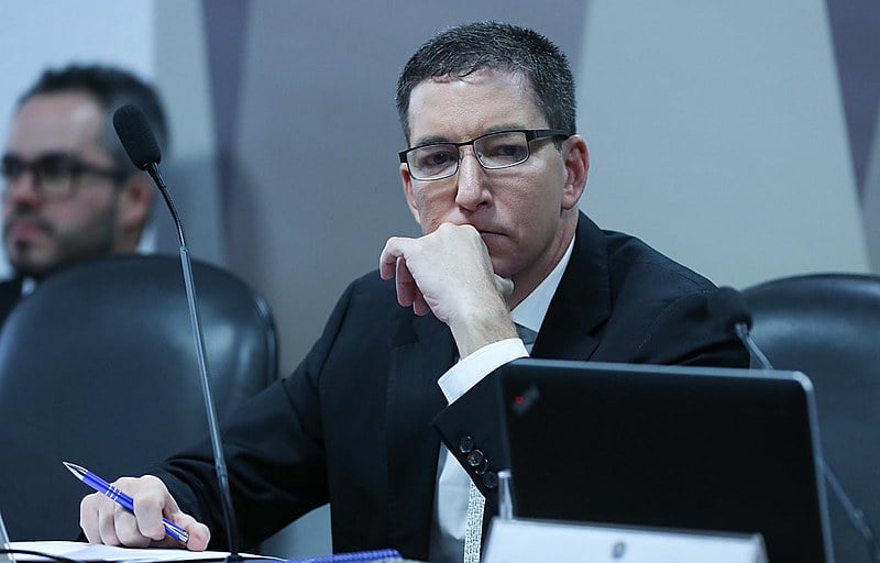 Glenn é um dos autores da série de reportagens "Vaza Jato", publicada pelo The Intercept Brasil