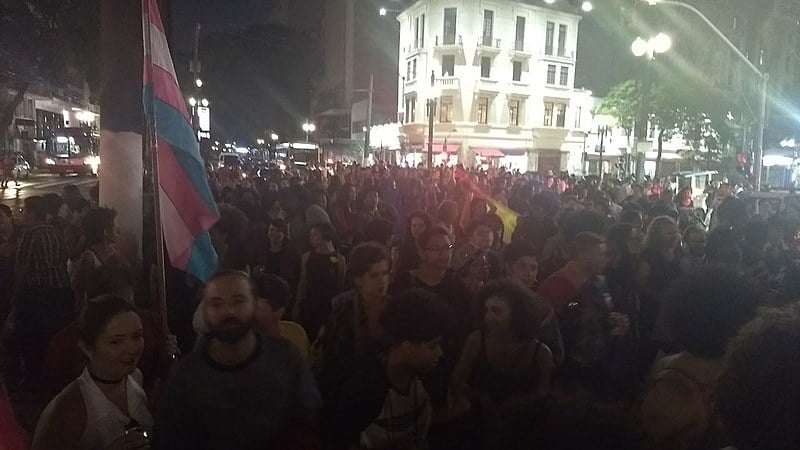 Ato também foi contra políticas públicas adotadas pelo prefeito de São Paulo, João Dória.