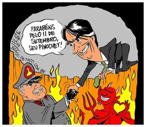 Pinochet e Bolsonaro no inferno