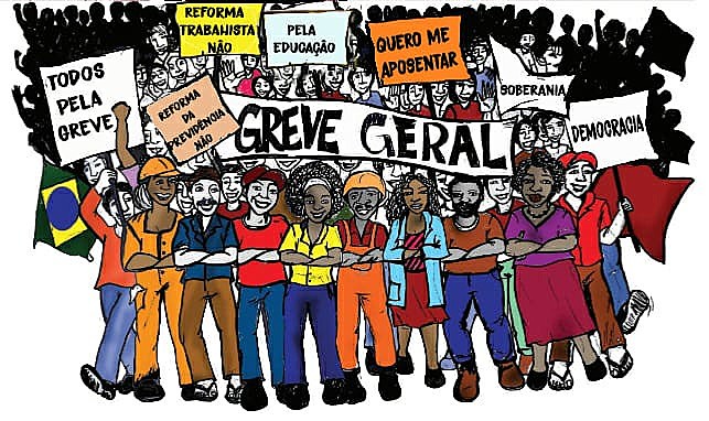 A greve geral dessa semana tem a estratégia, bem sucedida em 2017 contra a reforma proposta por Temer