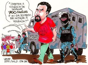 Guilherme Boulos, coordenador do MTST, é preso em reintegração de posse