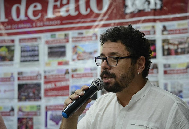 O vereador Ivan Moraes também participou da festa de 2 anos do Brasil de Fato Pernambuco