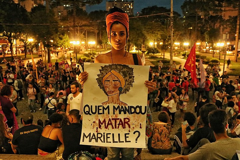 Além de resgatar a memória de Marielle, ato denunciou genocídio contra população preta e periférica