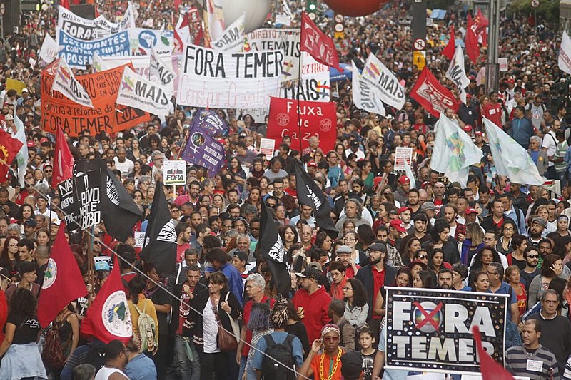 Em São Paulo, ato se concentrou na Av. Paulista e reuniu mais de 70 mil pessoas.