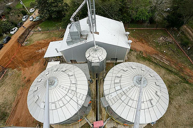 Unidad de recepción, secado y almacenamiento de granos y una agroindustria de procesamiento de vegetales en Hulha Negra (Rio Grande do Sul)