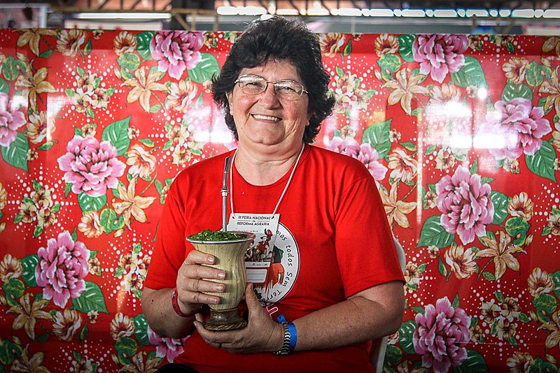 Irma Brunetto (58), militante histórica do MST em Santa Catarina