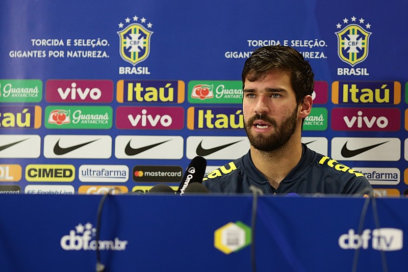 Alisson Becker só recebeu um gol durante toda a Copa América