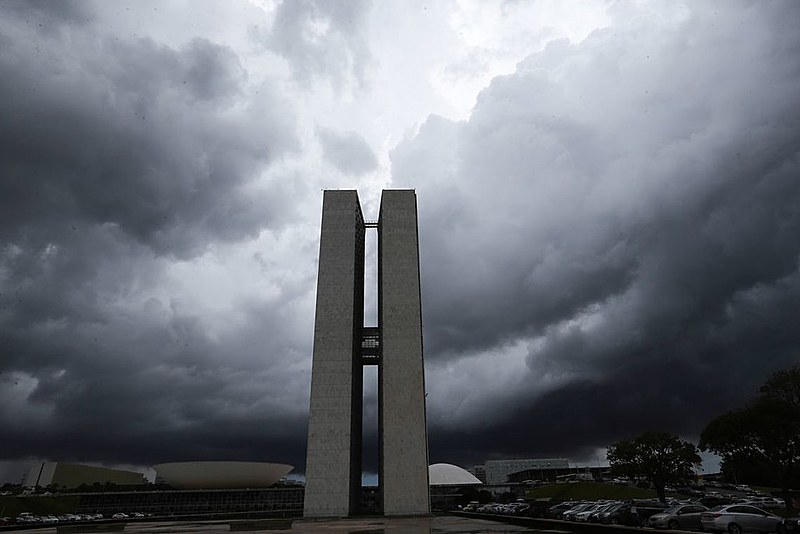 No dia seguinte, a chuva havia chegado a Formosa, na divisa com o Distrito Federal