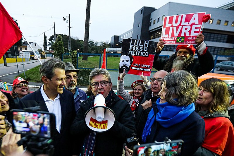 Mélenchon disputou as eleições de 2017 na França