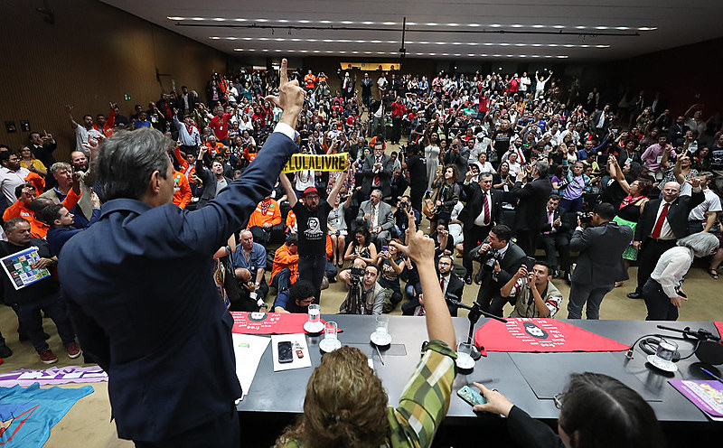 Evento de lançamento da Frente Popular e Parlamentar em Defesa da Soberania Nacional na Câmara dos Deputados, em Brasília (DF)