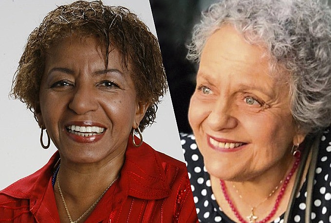 Leci Brandão e Eleonora Menicucci, ambas de 74 anos