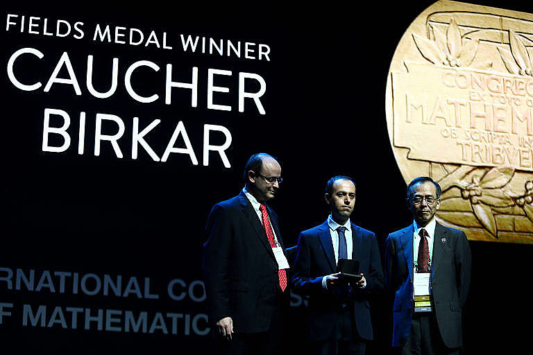 Durante a abertura do evento foi entregue a quatro pesquisadores a medalha Fields, o Nobel da matemática