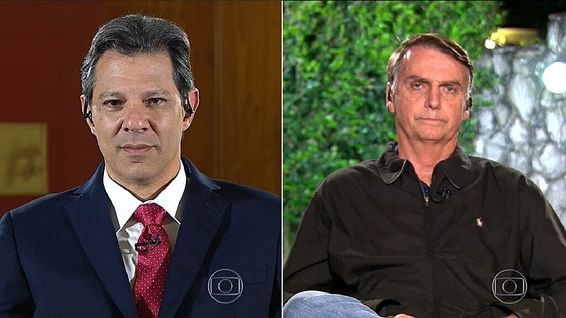 Candidatos participaram de mini entrevista ao vivo no jornal da Rede Globo