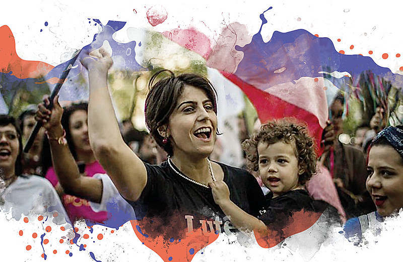 Manuela com Laura. Juntas percorreram 19 estados durante as eleições de 2018