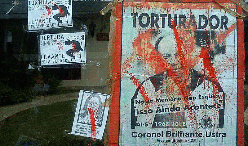 Movimento realiza atos contra torturadores da ditadura, desde 2012. As manifestações farão parte do livro, em memória às vítimas da Ditadura