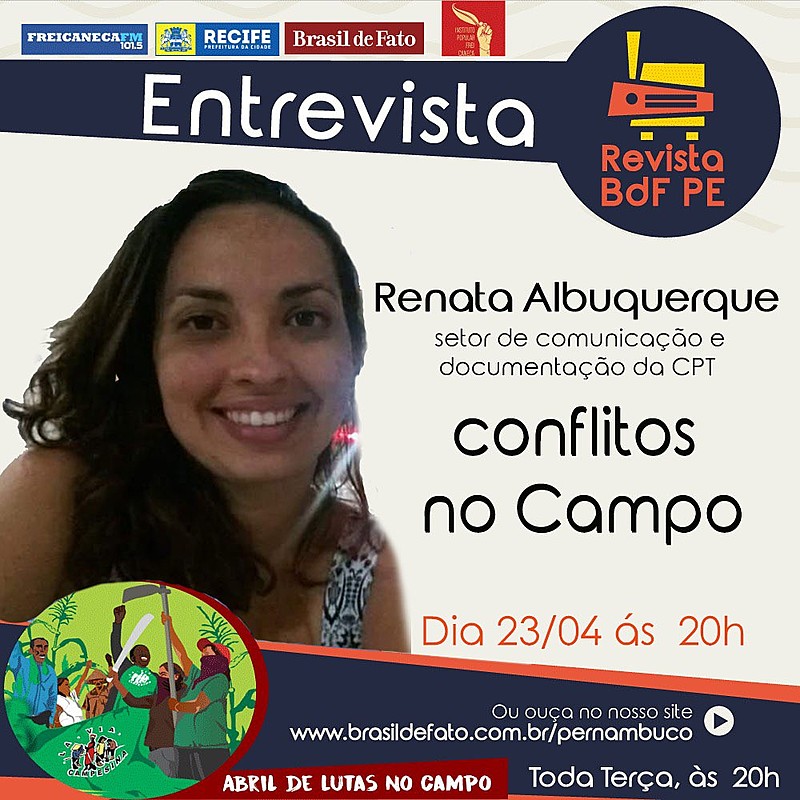 Comissão Pastoral da Terra (CPT) divulgou relatório neste mês de abril