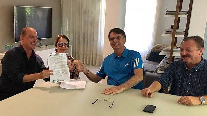 Bolsonaro com Nabhan Garcia