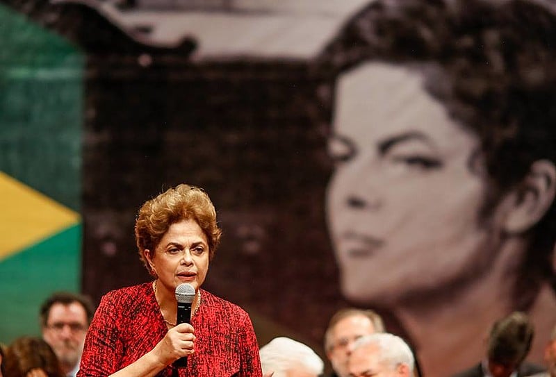 É GOLPE porque esse impeachment se trata de um processo marcado por ilegalidades, fruto de uma farsa jurídica e que atenta frontalmente contra a nossa carta magna, a Constituição Federal do Brasil
