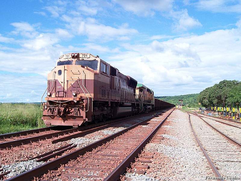 Trem de minério da Estrada de Ferro Carajás
