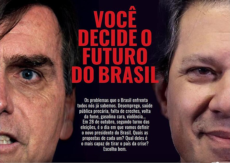 Capa da edição especial “Você decide o futuro do país”