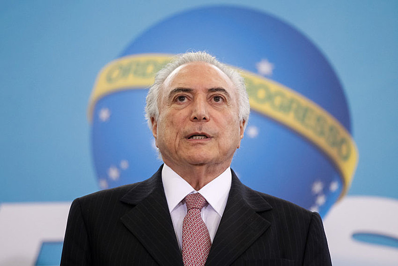 Michel Temer durante a cerimônia de Lançamento do Programa Nacional de Regularização Fundiária