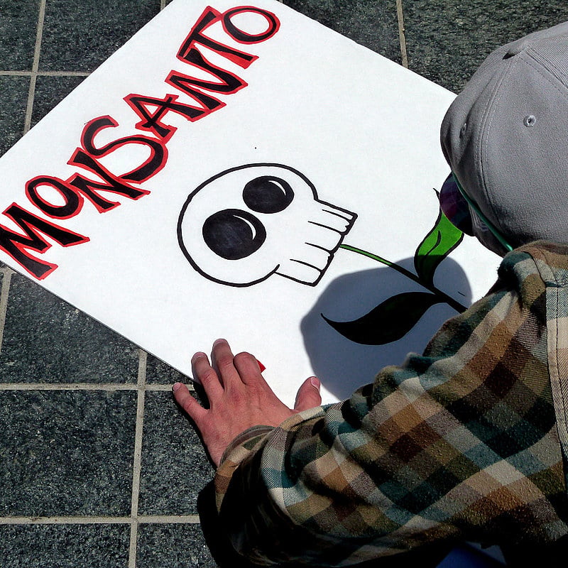 Protesto contra a M5onsanto em São Francisco (EUA)