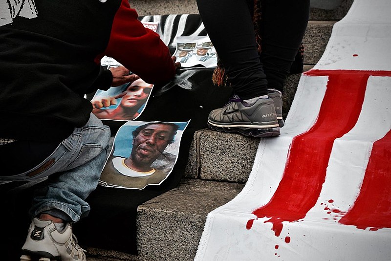 Ato em memória ao catador de recicláveis Ricardo Nascimento, assassinado a queima-roupa pela Polícia Militar no dia 12 de julho