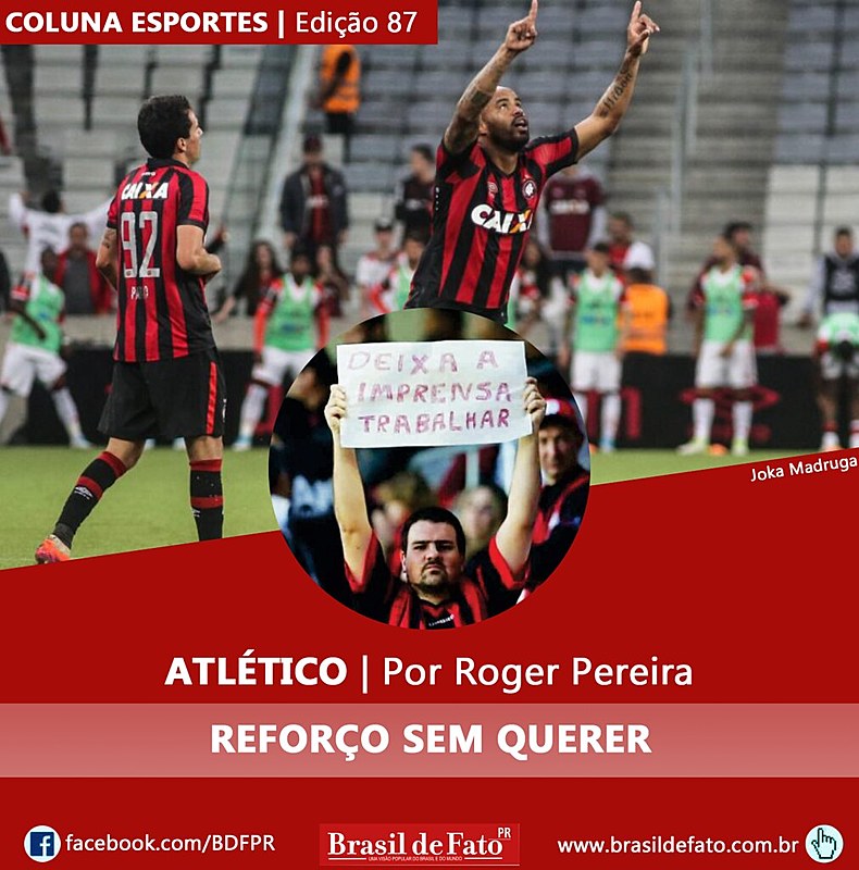 Róger é colunista esportivo do Brasil de Fato PR