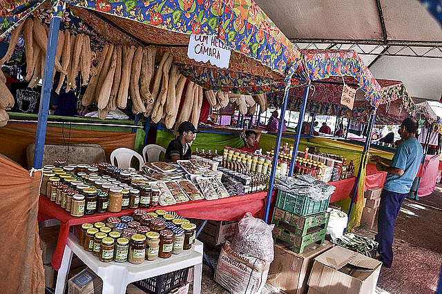 Productos orgánicos fueron comercializados en la Feria de Brasília