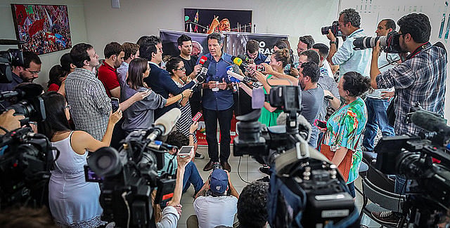 Haddad concede rueda de prensa en la tarde de este miércoles (3)