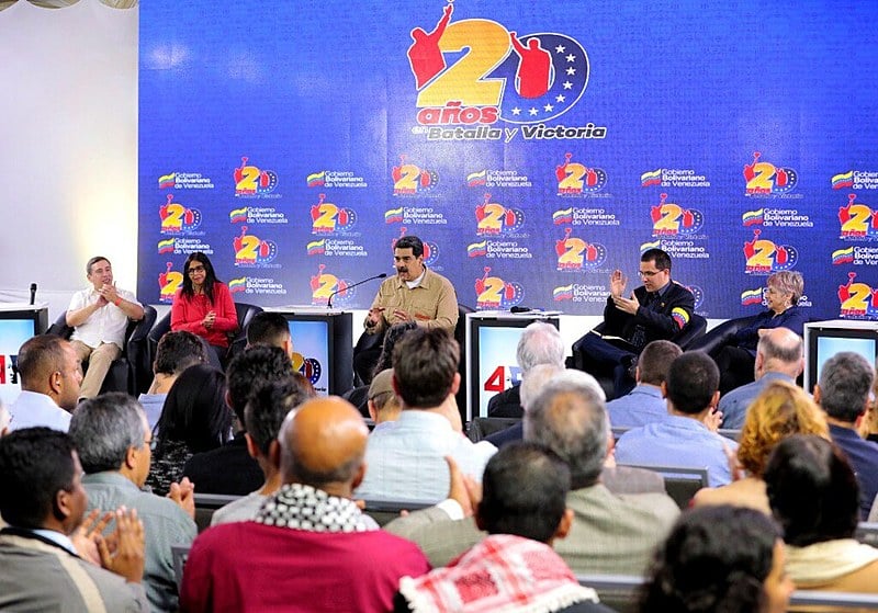 No encontro, Maduro expressou: "Não pedimos para estar no epicentro dos processos mundiais de hoje"