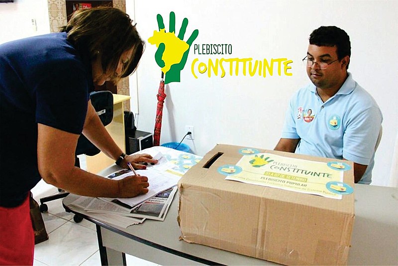 Movimentos populares promoveram plebiscito para promover uma Constituinte Exclusiva e Soberana para debater reforma política