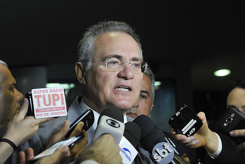 Presidente do Senado Federal, senador Renan Calheiros (PMDB-AL), concede entrevista no dia 22/11/2016-