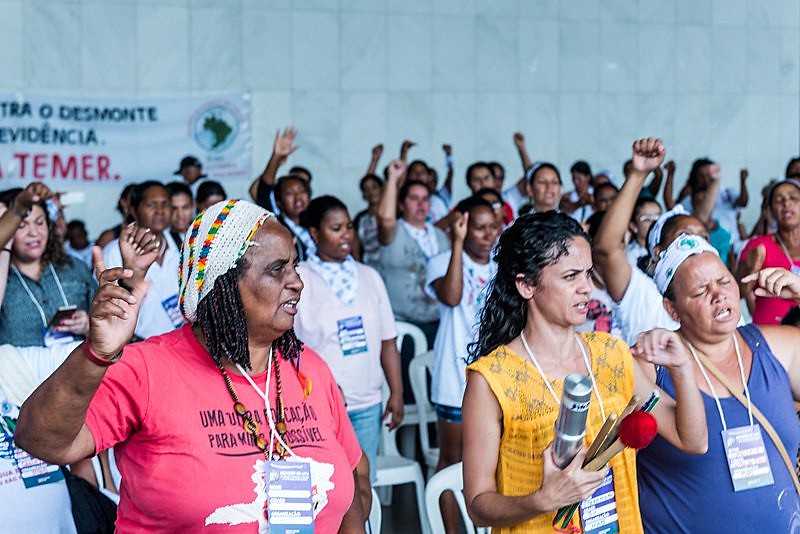 A ação que marca a luta das mulheres deste ano é construída pela Frente Brasil Popular