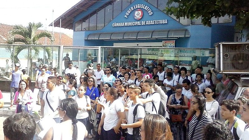 Ocupação de estudantes na Câmara Municipal de Abaetetuba