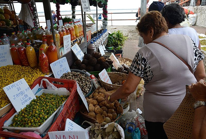 Mercado do "Ver-o-Peso", em Belém (PA)