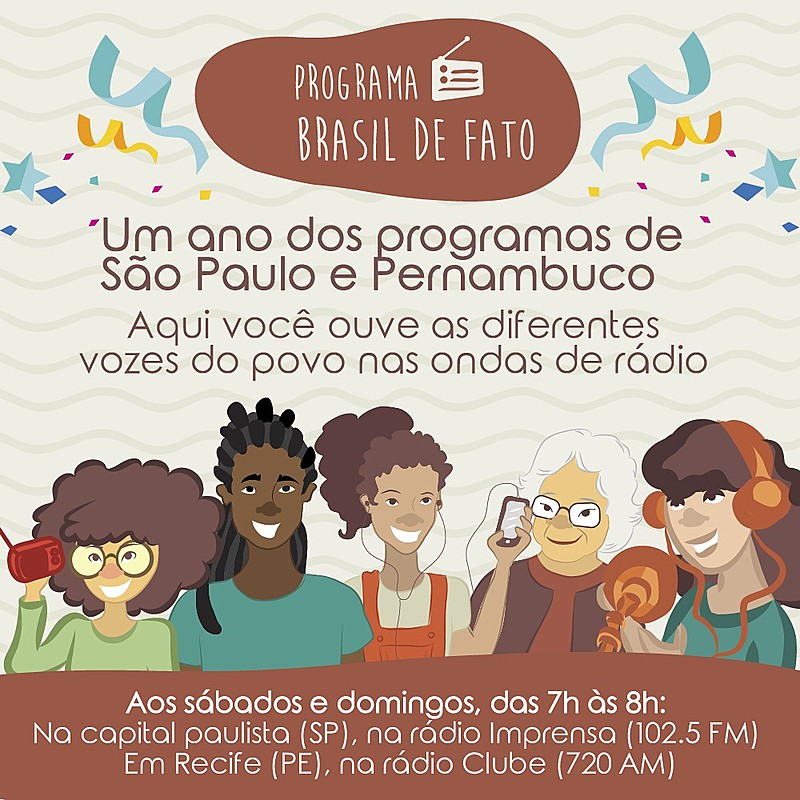 O Brasil de Fato nas ondas do rádio comemora um ano de existência