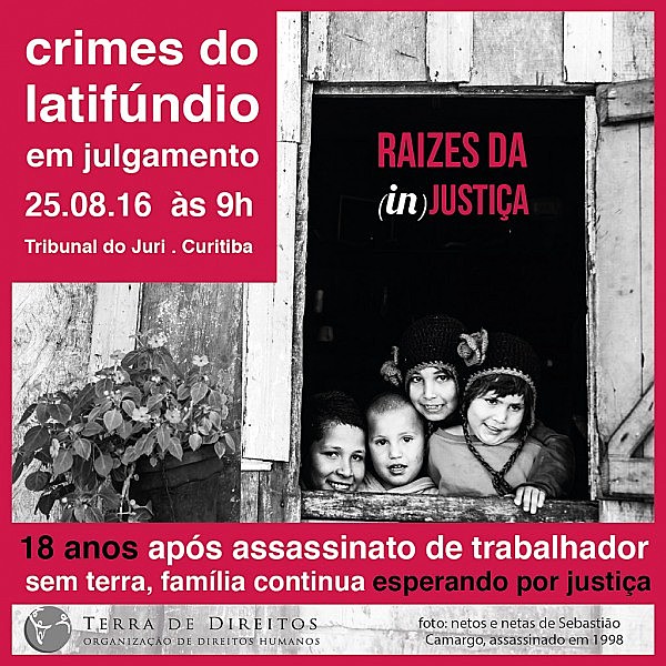 O ruralista já foi julgado em 2013 e condenado a 15 anos e 9 meses de reclusão por ter sido considerado autor do disparo que vitimou Sebastião Camargo