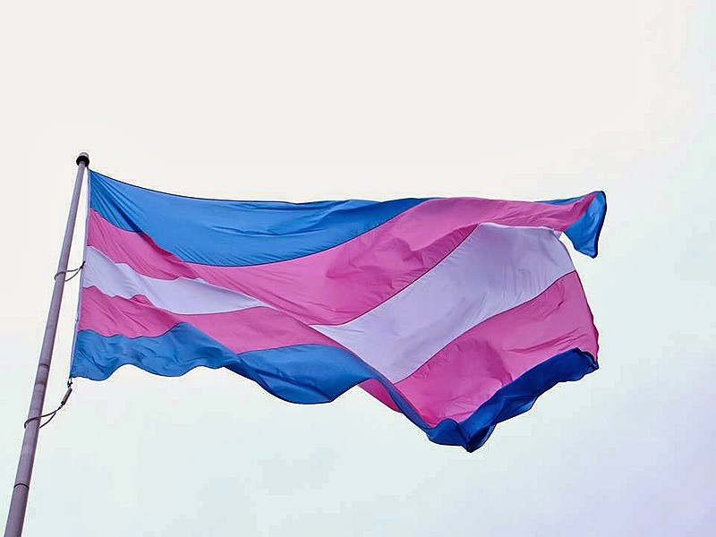 Bandeira do orguho trans, criada em 1999 pela ativista Monica F. Helms