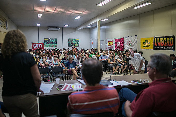 Ato de lançamento da Carta de Princípios do Congresso do Povo ocorreu no Sindicato dos Municipários