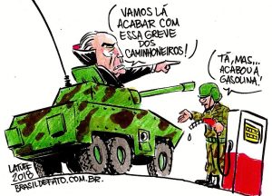 Greve dos caminhoneiros