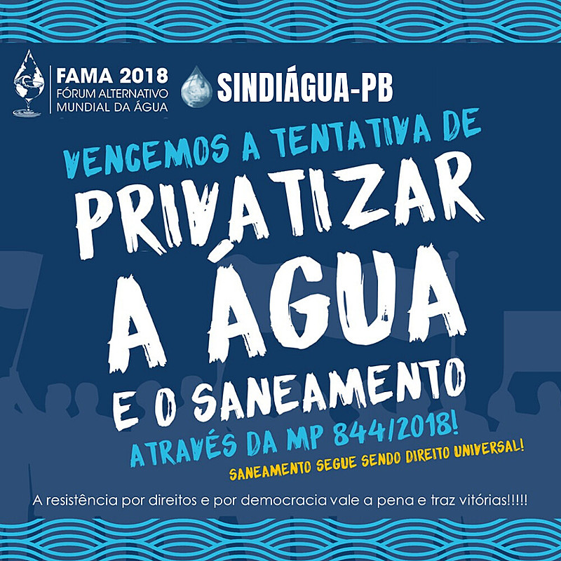 Após muita mobilização de movimentos, entidades, sindicatos, parlamentares e setores da sociedade civil, a MP844/2018 não foi aprovada.