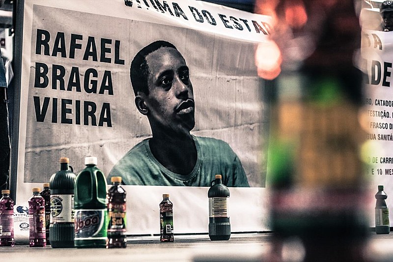 Manifestação realizada em junho denunciou inconsistência da condenação de Braga por portar desinfetantes