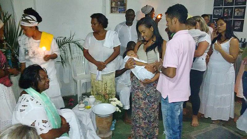 Crianças das famílias quilombolas serão batizadas pelo Pai Benedito.
